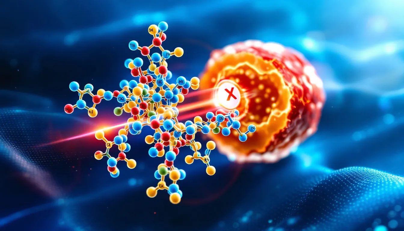 Diagram illustrating TB-500 and its role in muscle repair.