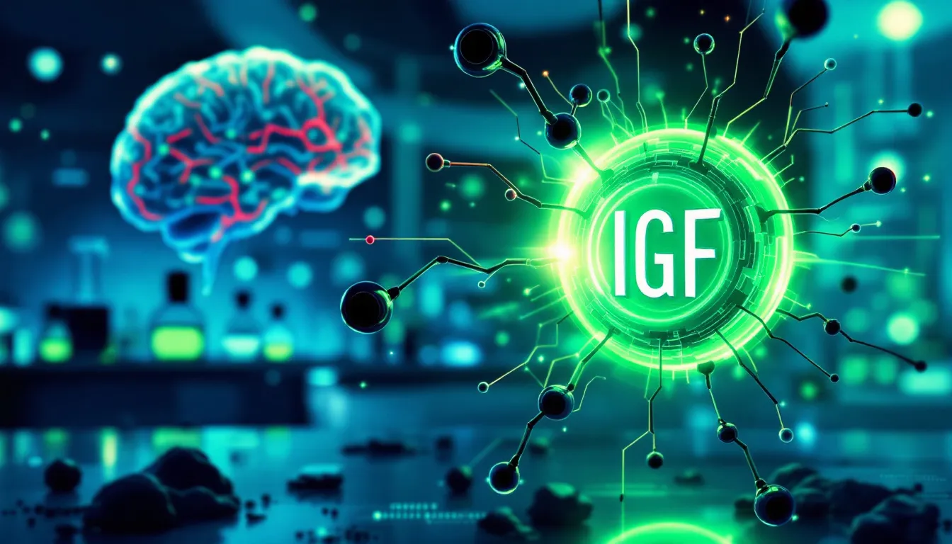 An illustration of therapeutic applications of IGFs in medicine.