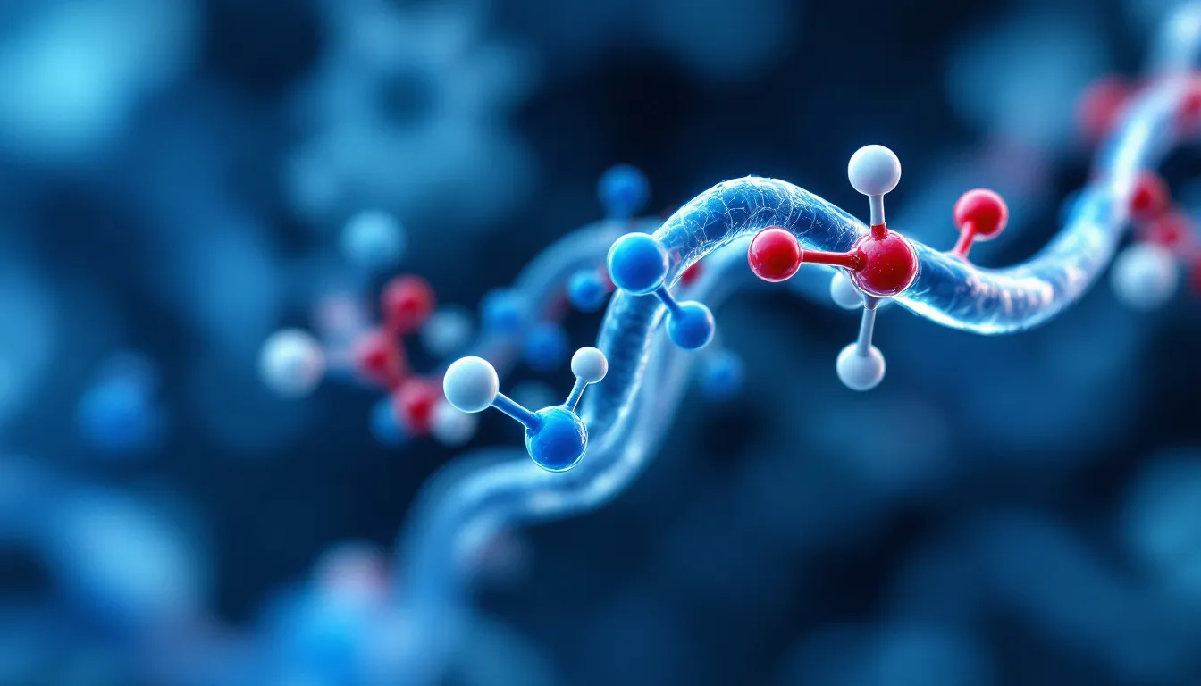 Visual representation of semax peptide structure.