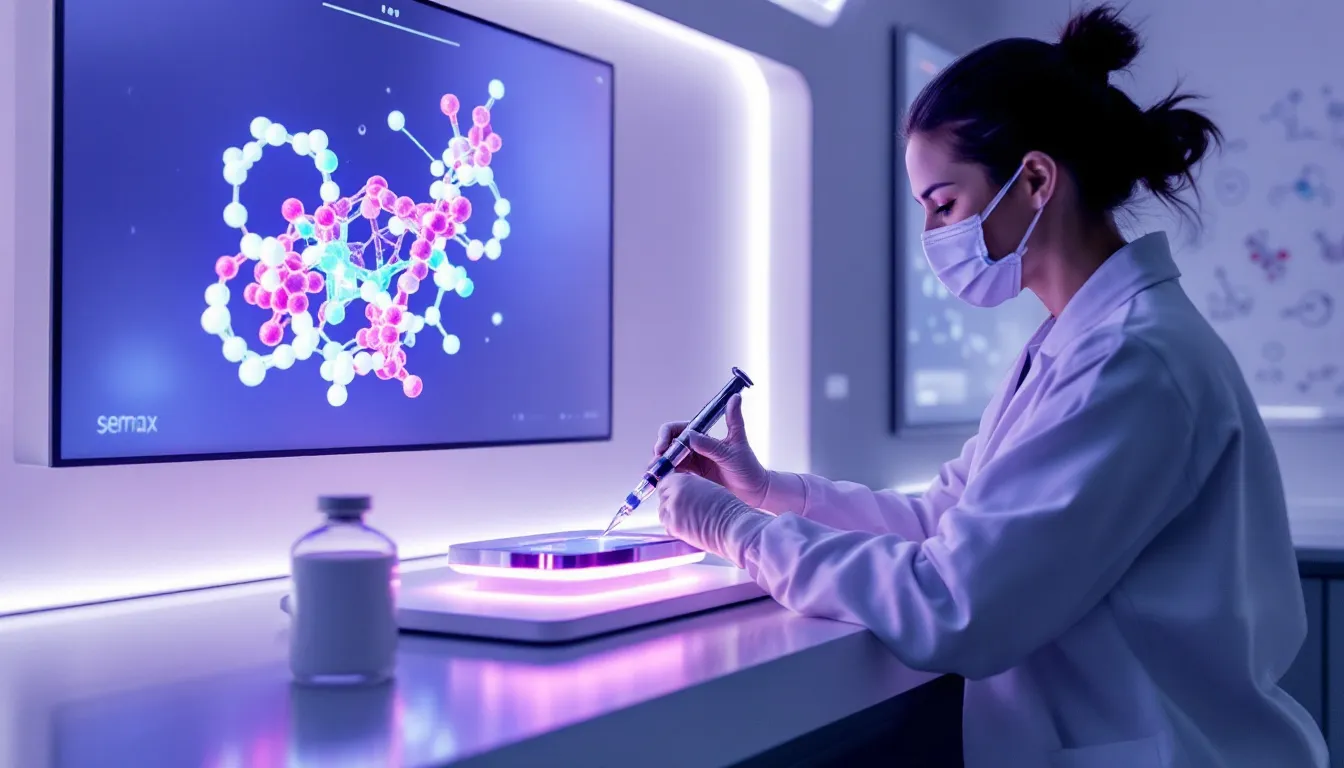 Research study setup involving semax peptide.