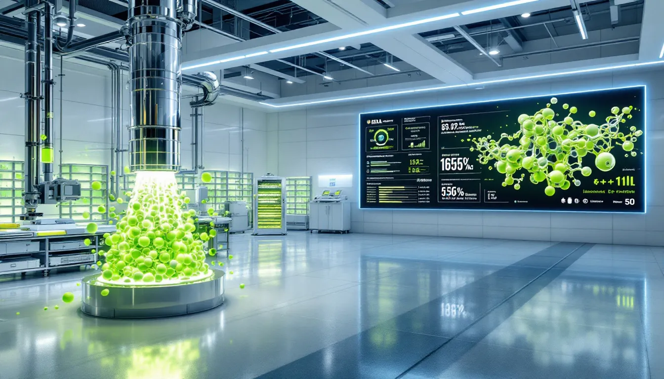 USA-made peptides in a manufacturing setting.