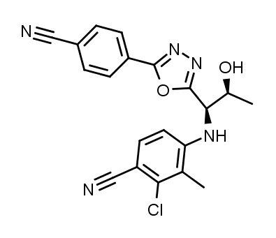 Image result for RAD-140 Molecular Structure