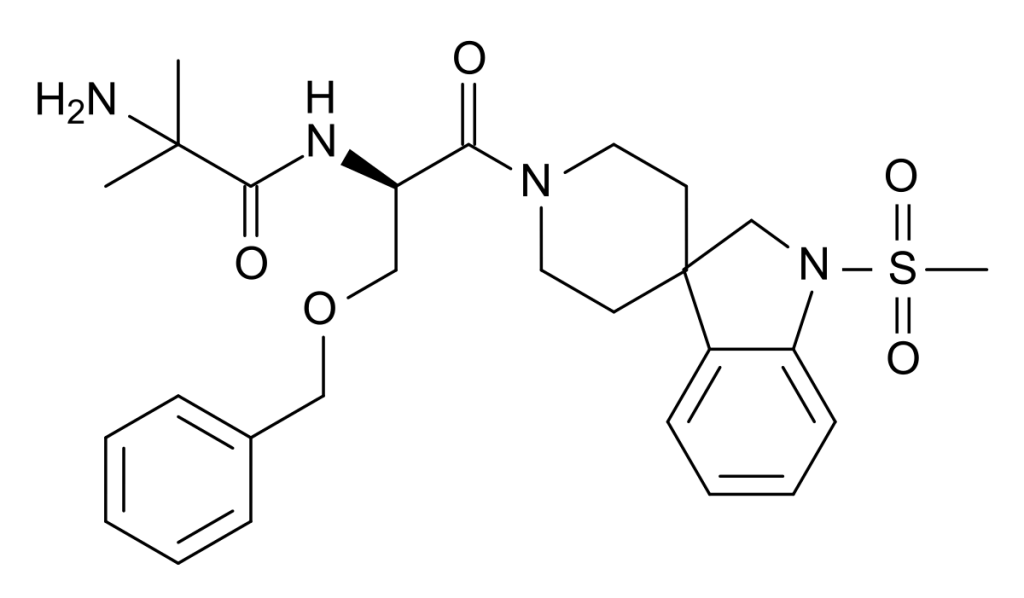 Image result for Structure of MK-667 (Ibutamoren)
