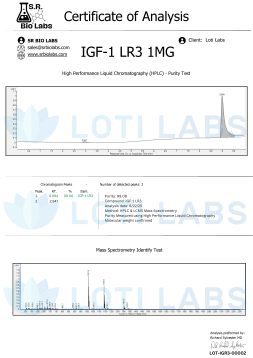 IGF-1 LR3 1mg COA (06/2025)