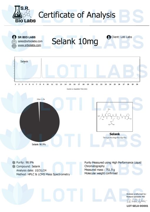 Selank 10mg