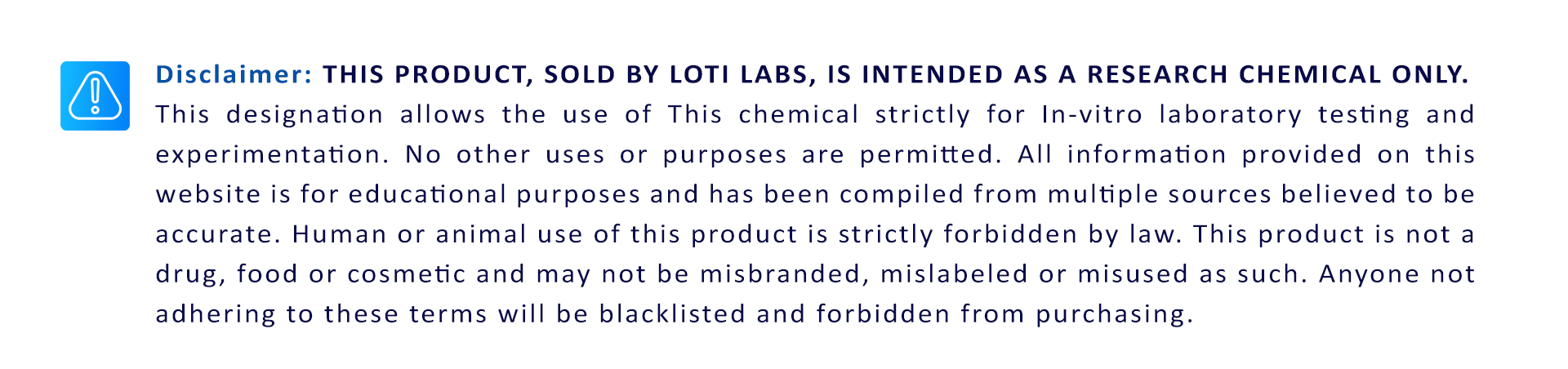 Tesamorelin 2mg 4 Disclaimer
