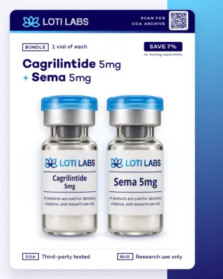 Cagrilintide 5mg + Sema 5mg Bundle by Loti Labs, research use only
