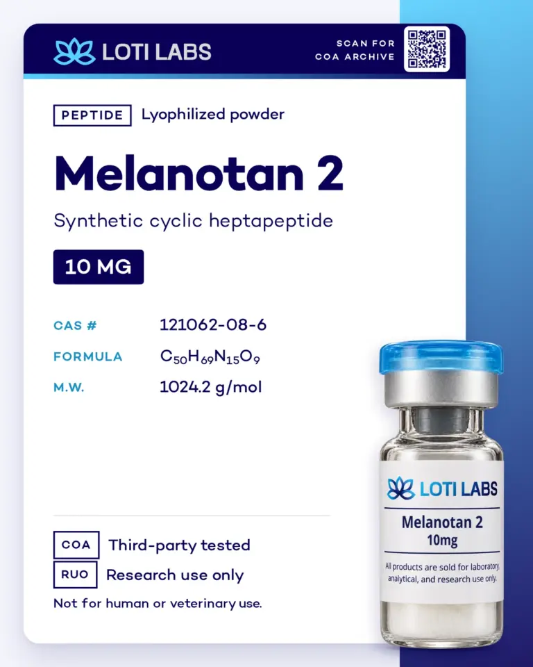 Melanotan 2 10mg by Loti Labs, research use only