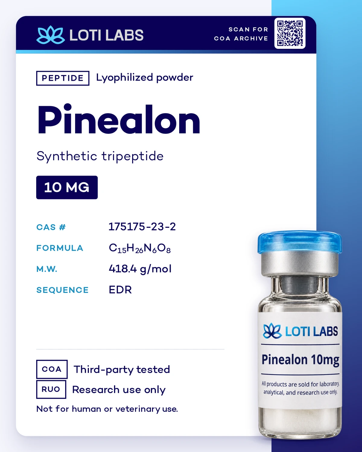 Pinealon 10mg, Loti Labs