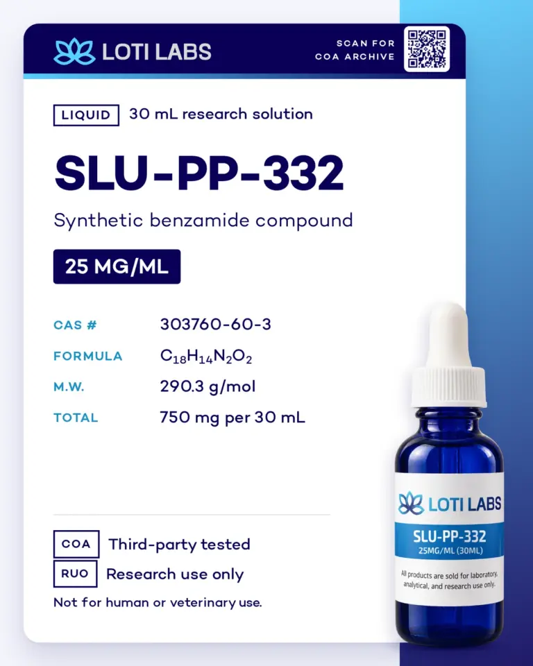 SLU-PP-332 Liquid (25mg per ml) by Loti Labs, research use only