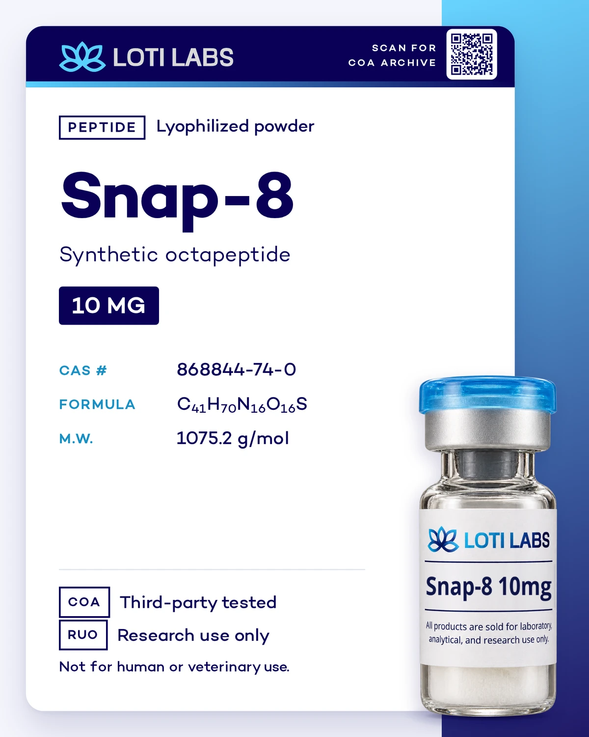 Snap-8 10mg, Loti Labs