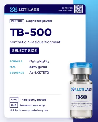 TB-500 research vial, select your size