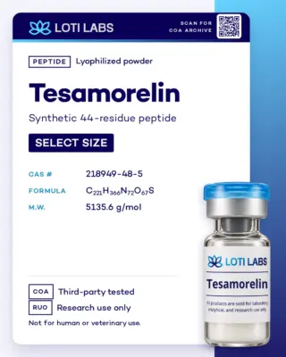 Tesamorelin research vial, select your size