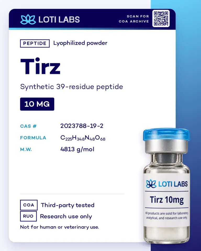 Tirz 10mg (GLP-2) by Loti Labs, research use only