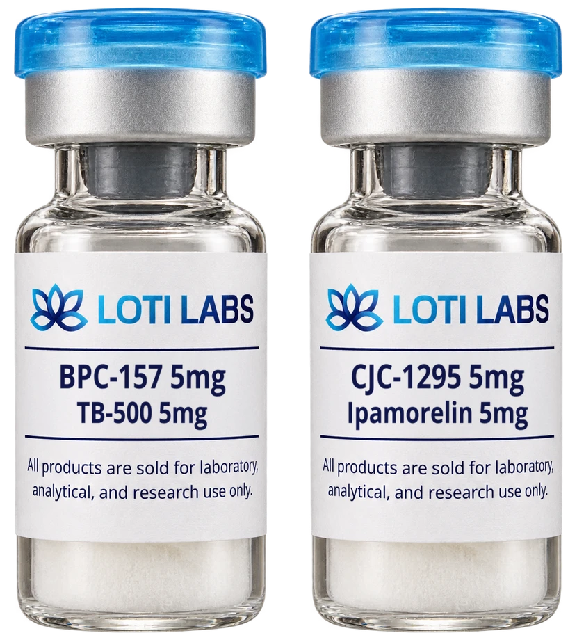 Loti Labs research peptide bundle vials, research use only