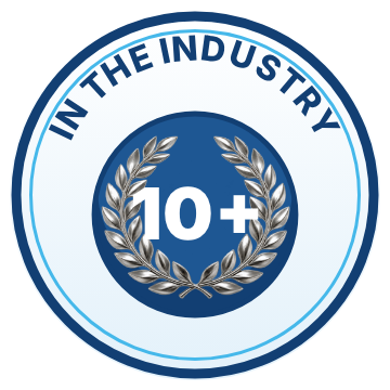 10+ years in the industry